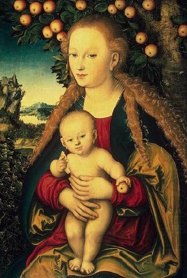 Virgin and Child under an Apple Tree, Lucas Cranach